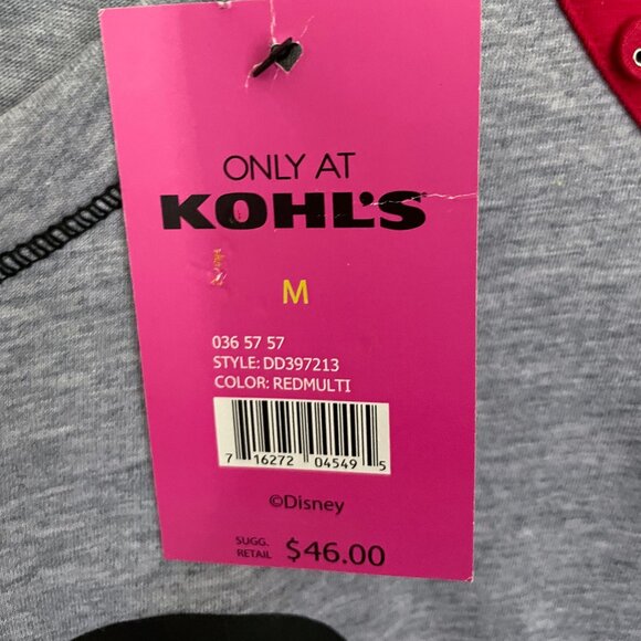 NEW LIVE LOVE DISNEY Juniors 2 Pc Fleece Mickey Mouse FairIsle Pajamas M NWT - Picture 5 of 9